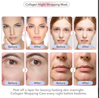Medicube Bio Collagen Hydrating Face Mask – Overnight Hydrogel Formula for Glowing, Firm & Smooth Skin (75gram Tube)